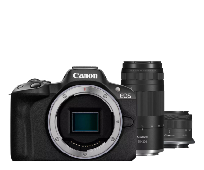 Aparat CANON EOS R50 + RF-S 18-45mm + RF 75-300mm 5811C148